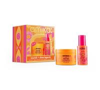 amika nourish + shine legends mask + hair oil set (2 count) | full-size soulfood nourishing mask + superfruit star hair oil, deep conditioning hair care gift set, vegan