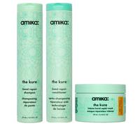 amika The Kure Bond Repair Shampoo 275ml & Bond Repair Conditioner 275ml Pack & Bond Repair Mask 250ml
