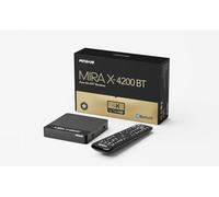 Amiko Mira X-4200 BT Bluetooth Linux 4K IPTV Set Top Box UHD Media streamer with HEVC H.265 support, Bluetooth Backlit Remote Control, Dual Band WiFi and MYTV2 X4200