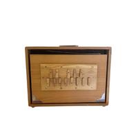 Amilav Collections 15" Shruti Box, Pure Teak Wood Shruti Box with 13 Key, Music Instrument with Carry Bag