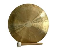 Amilav Collections Extra Large 50 cm Tibetan Gong Meditation, Sound Healing - Hand Made Gong