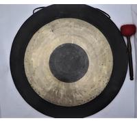 Amilav Collections extra large 58 cm gong - tibetan gong meditation, sound healing-hand made gong