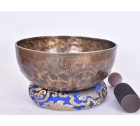 Amilav Collections Full Moon Singing Bowl, Tibetan Full Moon Singing Bowl, Handmade Meditation Singing Bowl, Healing Bowl