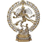 Amilav Collections India Lord Shiva as Nataraja - Brass Statue, Height 28" I Home Decor(Size : 28" x 22" x 5.5")