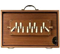 Amilav Collections Shruti Box M2 Low G, Indian Music Instrument Surpeti Shruti Box Tuned to 432Hz, Shruti With Carry Bag