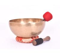 Amilav Collections Tibetan Singing Bowl, Large Master Healing Hand hammered Tibetan Singing Bowl ~ Great for Meditation, Yoga, Sound Bath, Mindfulness, Relaxation