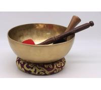 Amilav Collections Tibetan Singing Bowl, Large Master Healing Hand hammered Tibetan Singing Bowl ~ Great for Meditation, Yoga, Sound Bath, Mindfulness, Relaxation