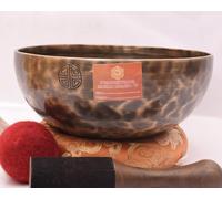 Amilav Collections Tune Full Moon Singing Bowl | Chakra Healing Bowl |Tibetan Full Moon Night Singing Bowl | Handmade Full Moon Bowl | Mindfulness Gift