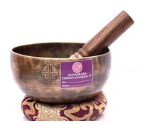 Amilav Collections Tune Full Moon Singing Bowl | Chakra Healing Bowl |Tibetan Full Moon Night Singing Bowl | Handmade Full Moon Bowl | Mindfulness Gift