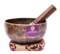 Amilav Collections Tune Full Moon Singing Bowl | Chakra Healing Bowl |Tibetan Full Moon Night Singing Bowl | Handmade Full Moon Bowl | Mindfulness Gift