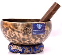 Amilav Collections Tune Full Moon Singing Bowl | Chakra Healing Bowl |Tibetan Full Moon Night Singing Bowl | Handmade Full Moon Bowl | Mindfulness Gift