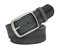 Amily Mens Belts Leather Vintage Distressed Western Style 1.5inch Wide black gray XXL