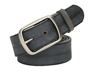 Amily Mens Belts Leather Vintage Distressed Western Style 1.5inch Wide black gray XXL