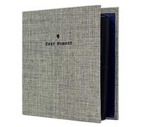 Amimy 100 Pockets Mini Film Album (64 X 90 mm) for Fujifilm Instax Mini Instant Film (54 x 86 mm) / Kodak Zink Photo Paper (53 X 86 mm) (Grey)