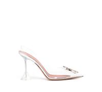 Amina Muaddi Begum 90mm slingback pumps - Silver 36-36.5-37-37.5-38-38.5-39-39.5-40-40.5-42