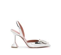 Amina Muaddi Begum 95mm slingback pumps - Silver 35-37-38-38.5-40-41