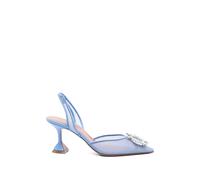 Amina Muaddi Begum mesh slingback pumps - Blue 35-36-37-37.5-38-38.5-39-39.5-40