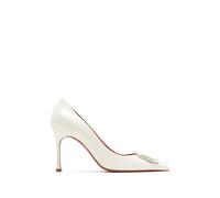Amina Muaddi Camelia crystal-embellishment pumps - White 36-36.5-38-38.5-39-40-40.5-41