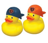 aminco Chicago Bears NFL Team Rubber Duck Set Two Pack