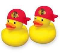 aminco Chicago Blackhawks Team Rubber Duck Set Two Pack