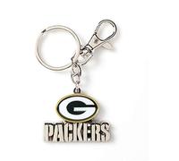 aminco Green Bay Packers Team Logo Heavyweight Keyring