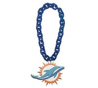 Aminco Miami Dolphins NFL Fan Chain, Teal