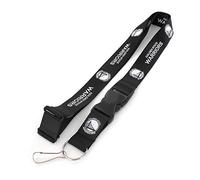 aminco NBA Golden State Warriors Team Lanyard, Black & White