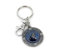 aminco NBA Minnesota Timberwolves Impact Keychain, Silver, 4