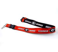 aminco NCAA Georgia Bulldogs Reversible Lanyard, Team Colors, one Size (CCP-LN-162-09)