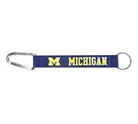 aminco NCAA Michigan Wolverines Carabiner Lanyard Keychain