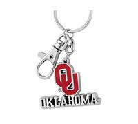 aminco NCAA Oklahoma Sooners Heavyweight Keychain, One Size, Multicolor