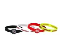 Aminco NCAA South Carolina Fighting Gamecocks Silicone Bracelet, 4-Pack