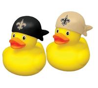 aminco New Orleans Saints NFL Team Rubber Duck Set Two Pack
