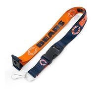 aminco NFL Chicago Bears Reversible Lanyard, Team Colours, One Size (NFL-LN-162-16)