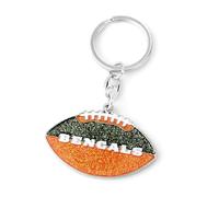 Aminco NFL Cincinnati Bengals Glitter Football Keychain