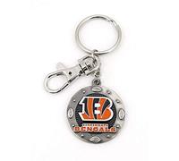 aminco NFL Cincinnati Bengals Impact Keychain Silver