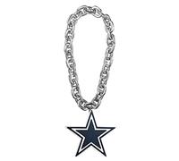 Aminco NFL Dallas Cowboys Team Fan Chain, Silver