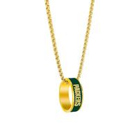 Aminco NFL Green Bay Packers Fashion Ring Pendant Necklace