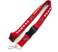 aminco NFL Houston Texans Team Lanyard, Red