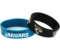 aminco NFL Jacksonville Jaguars Wide Bracelet, 2-Pack
