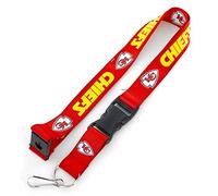 Aminco NFL Kansas City Chiefs LanyardTeam Color Red, Team Colors, One Size