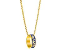 Aminco NFL Los Angeles Rams Fashion Ring Pendant Necklace