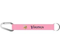 Aminco NFL Minnesota Vikings Carabiner Lanyard Keychain, Pink