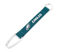 aminco NFL Philadelphia Eagles Carabiner Lanyard Keychain, Green