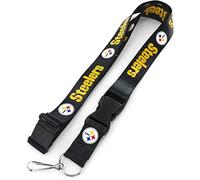 aminco NFL Pittsburgh Steelers Team Lanyard, Black