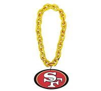 aminco NFL San Francisco 49ers Team Fan Chain, Gold