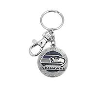 aminco NFL Seattle Seahawks Impact Keychain Silver