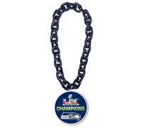 aminco NFL Seattle Seahawks Super Bowl 60 Champions Fan Chain Choose Your Style and Chain Color - Officially Licensed, Plastic, No Gemstone