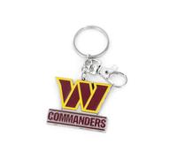 aminco NFL Washington Commanders Heavyweight Logo Keychain