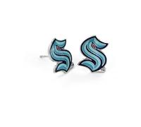 Aminco NHL Seattle Kraken Logo Post Earrings